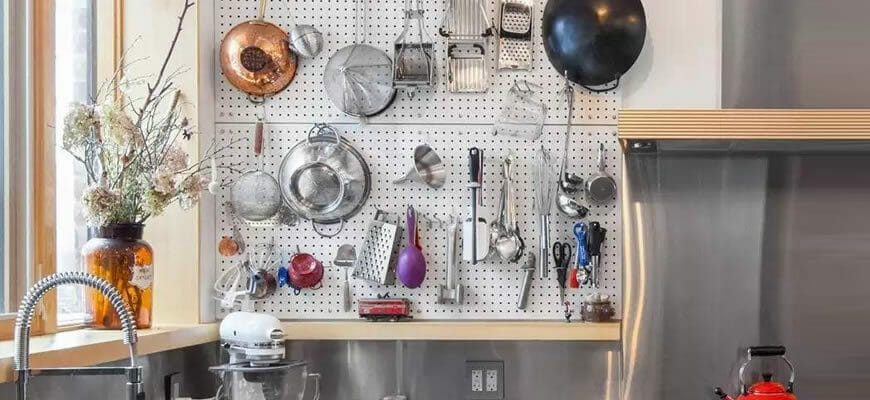 Храним крышки от кастрюль