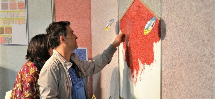 Жидкие обои в Израиле. Инструкция.