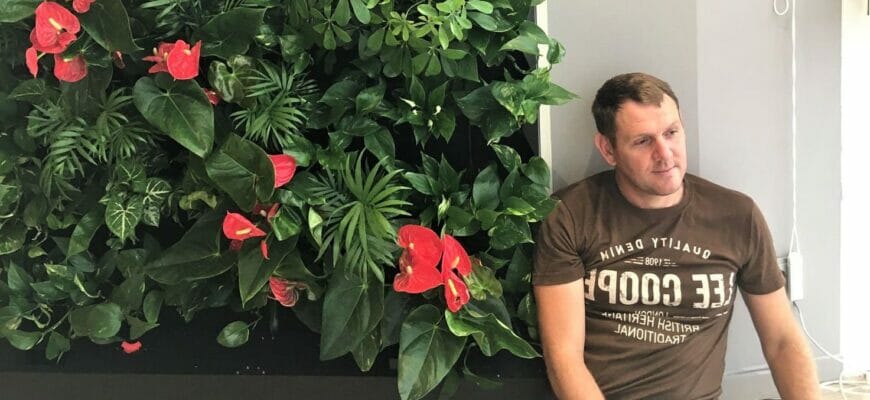 Фримет Максим- фитостены в Израиле