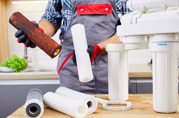 Замена фильтров для воды