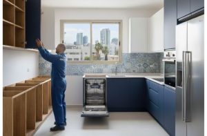 Замена фасадов мебели или установка новой кухни в Израиле