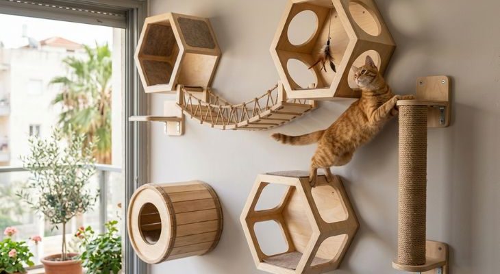 Игровые комплексы для кошек на заказ в Израиле