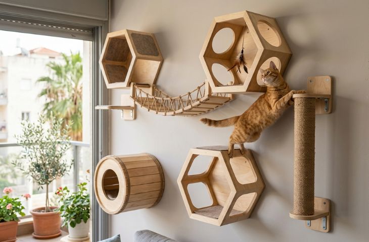 Игровые комплексы для кошек на заказ в Израиле